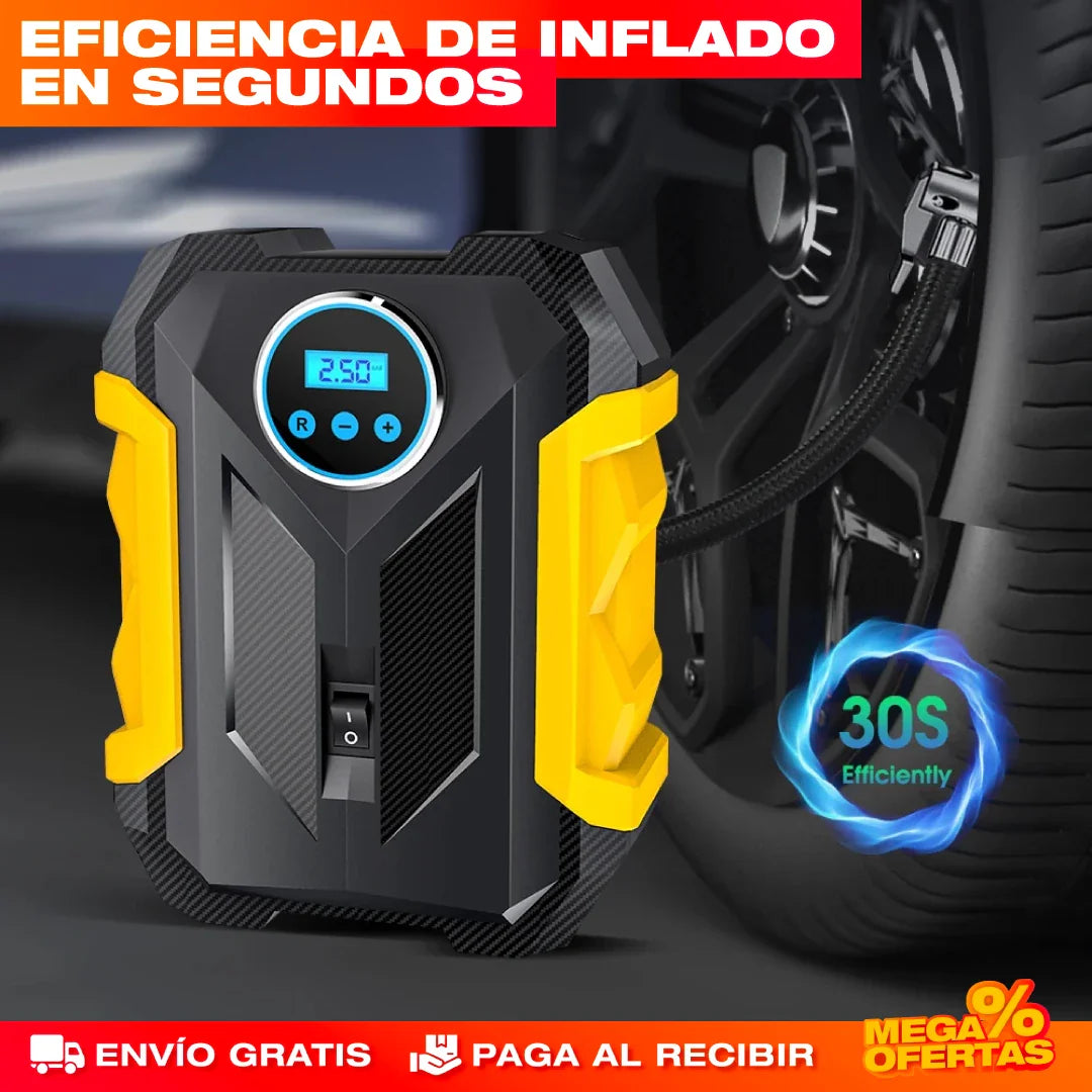 COMPRESOR DE AIRE PORTÁTIL PARA LLANTAS