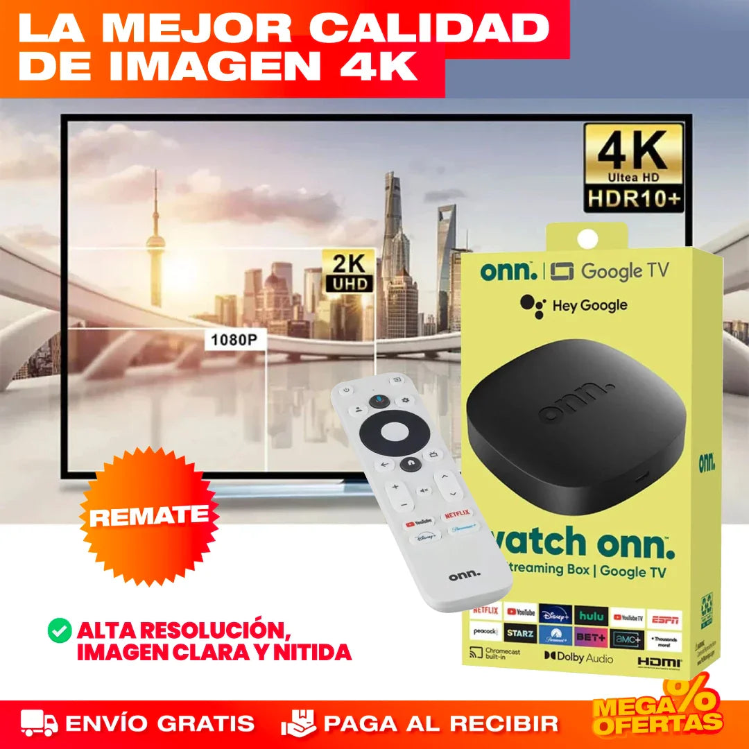 WATCH ONN TV BOX 4K