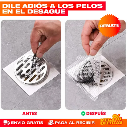 SET X 20 MALLAS FILTRO AUTOADHESIVA PARA DUCHA Y COCINA
