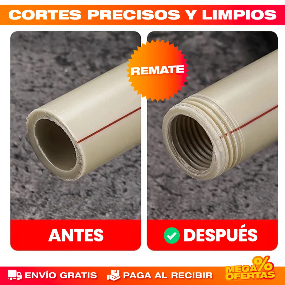 SET X2 GUÍA DE ROSCADO TUBERÍA PVC