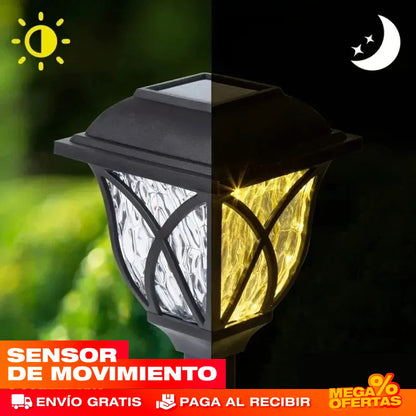 LÁMPARA SOLAR LED PARA JARDÍN