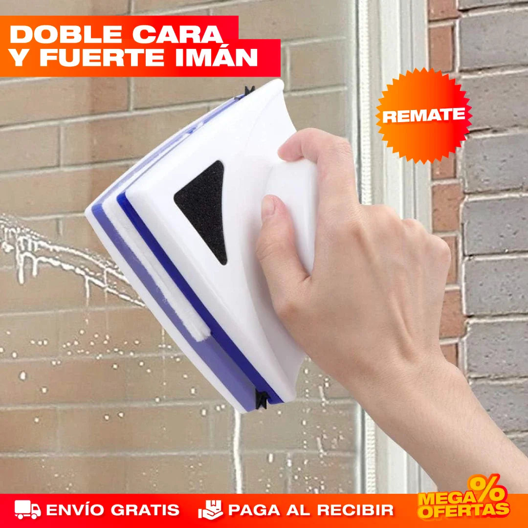 LIMPIADOR DE VENTANAS TRIANGULAR MAGNÉTICO