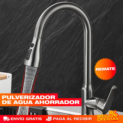 GRIFO EXTENSIBLE DE COCINA DE LUJO 360°