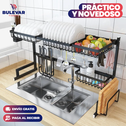 ORGANIZADOR Y ESCURRIDOR DE PLATOS