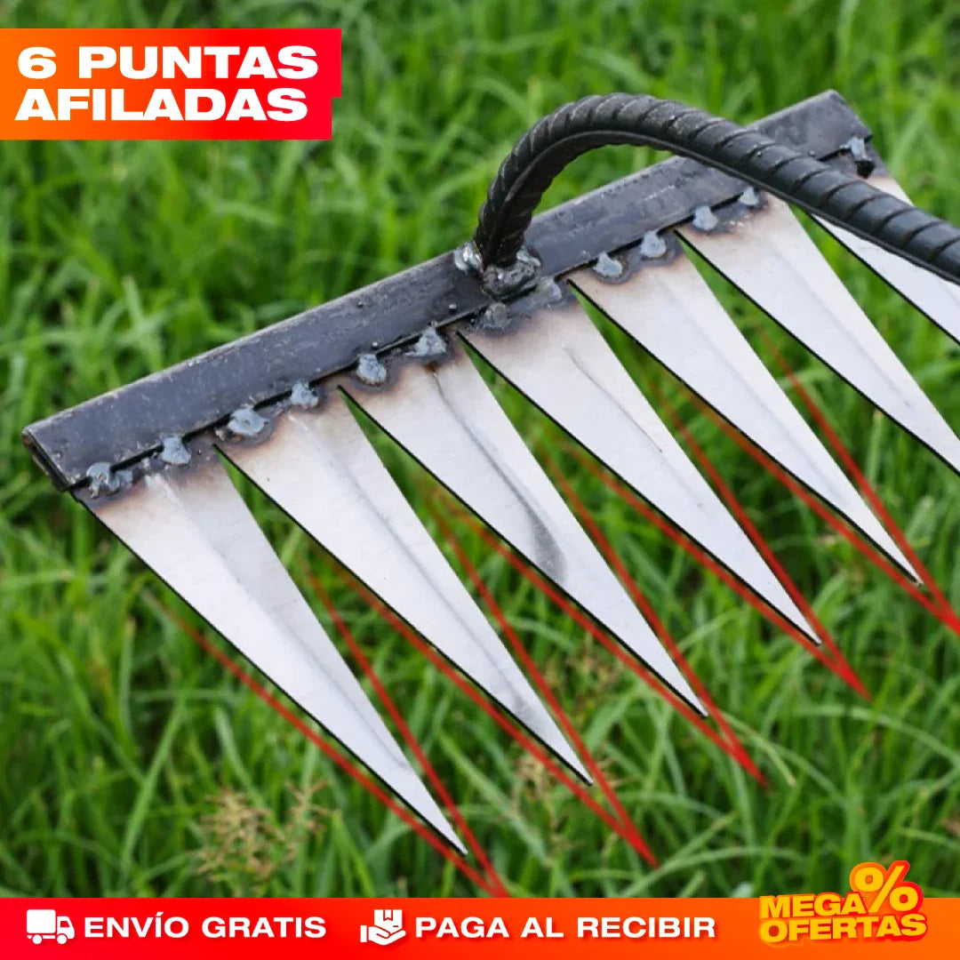 RASTRILLO DE JARDINERÍA MULTIFUNCIONAL