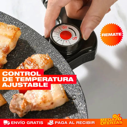 SARTÉN ELÉCTRICA ANTIADHERENTE TIPO COREANO