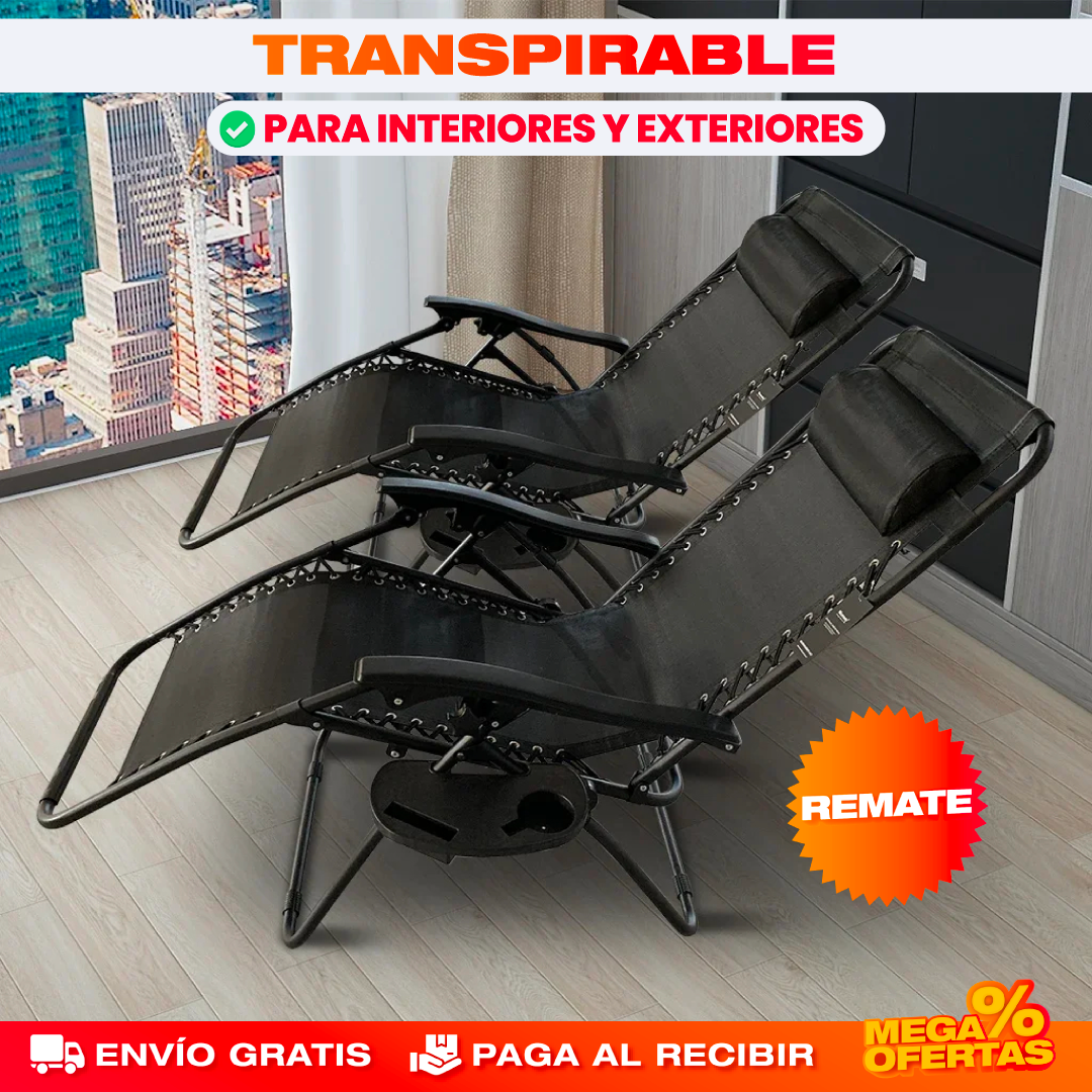 SILLA RECLINABLE DE GRAVEDAD CERO
