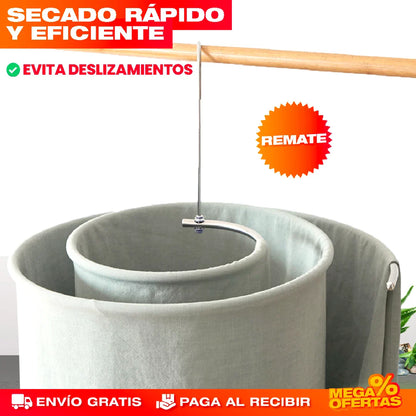 TENDEDERO EN ESPIRAL DE ACERO INOXIDABLE