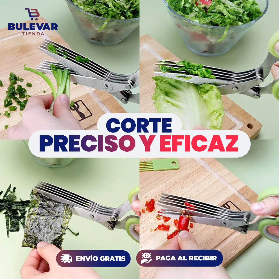 TIJERAS DE 5 CAPAS MULTIFUNCIONAL