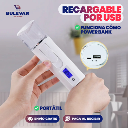 PULVERIZADOR DE AGUA DE BELLEZA FACIAL