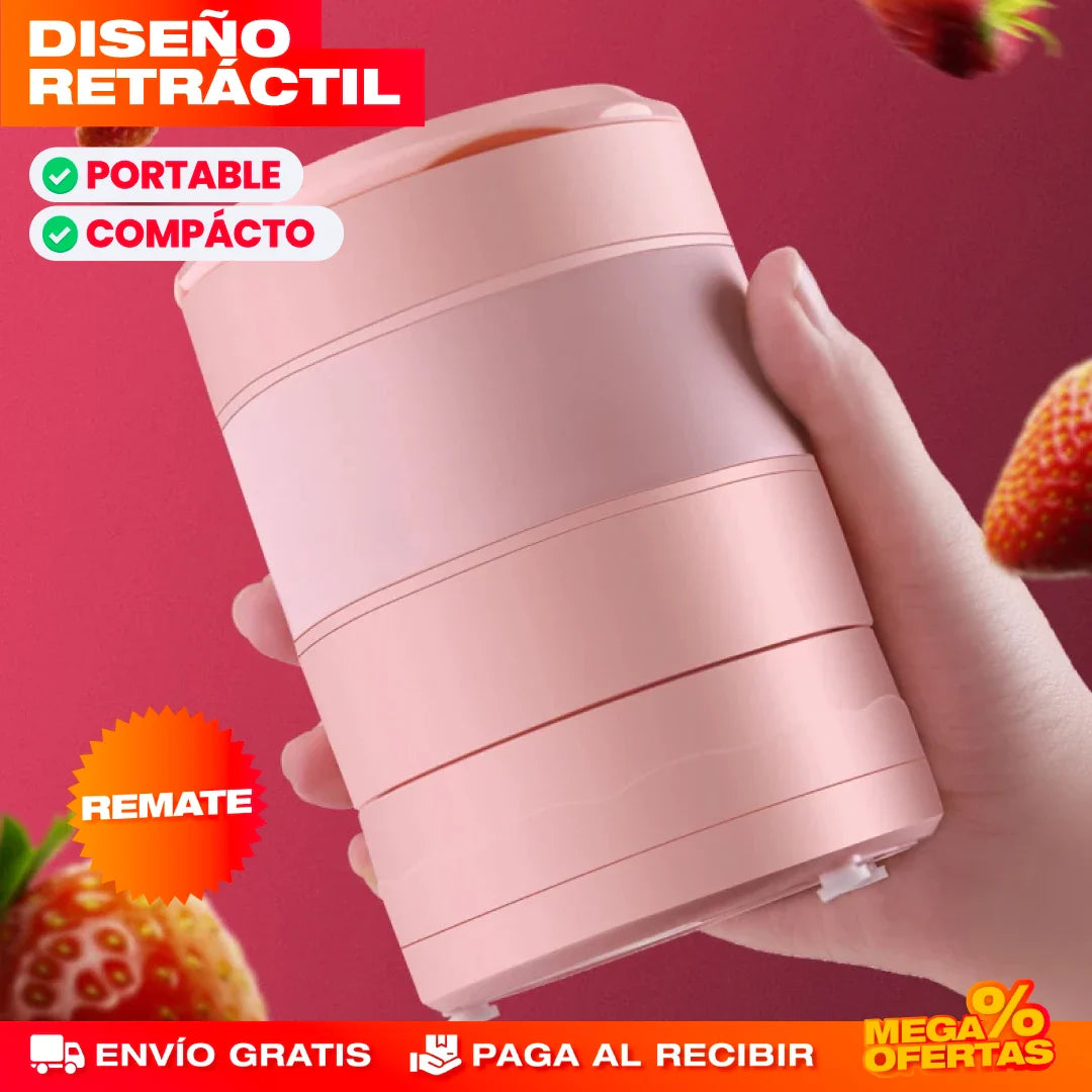 MINI LICUADORA PLEGABLE PORTÁTIL