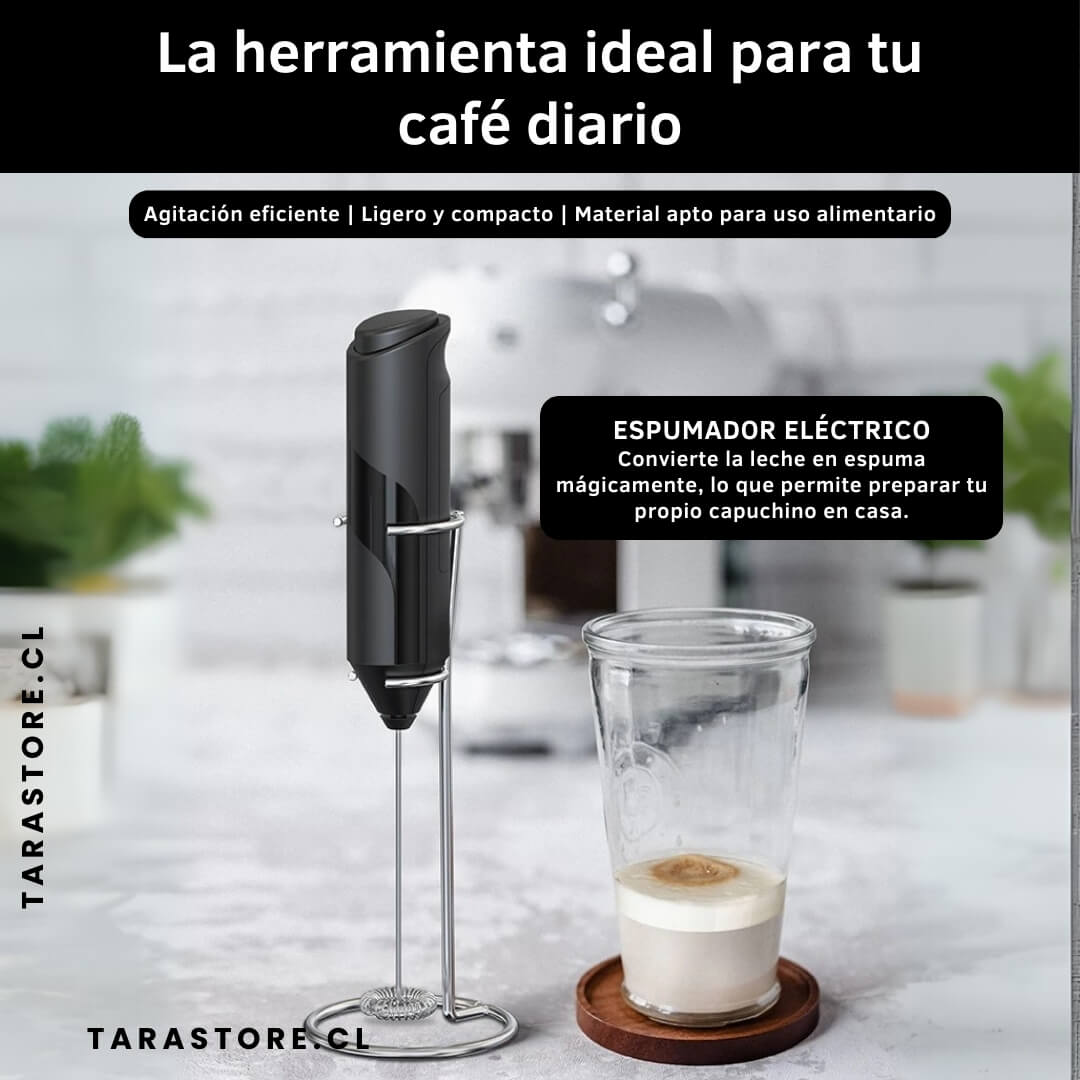 Batidor Espumador de Café Electrico