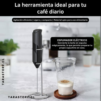 Batidor Espumador de Café Electrico