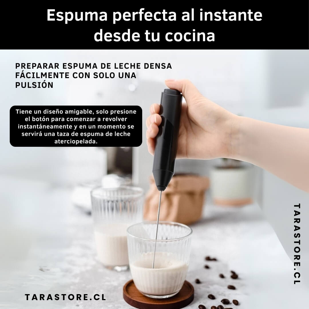 Batidor Espumador de Café Electrico
