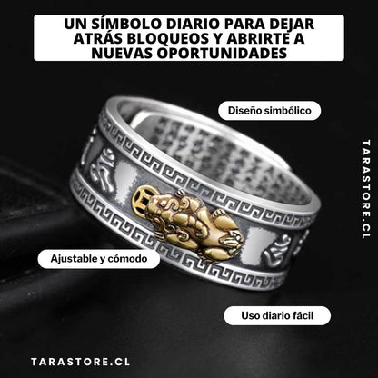Anillo Ajustable Feng Shui - Dinero, Prosperidad, Abundancia y Protección
