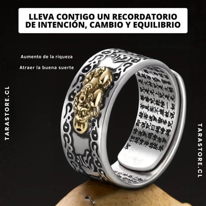 Anillo Ajustable Feng Shui - Dinero, Prosperidad, Abundancia y Protección