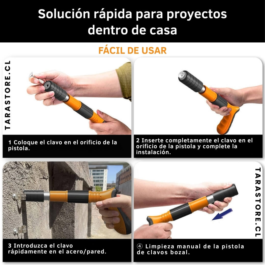 Clavadora Manual Multiuso Incluye 100 Clavos de Regalo