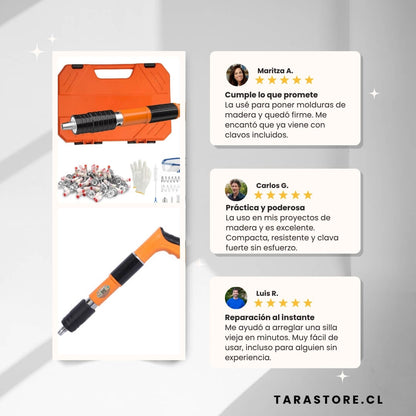 Clavadora Manual Multiuso Incluye 100 Clavos de Regalo