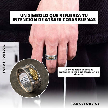 Anillo Ajustable Feng Shui - Dinero, Prosperidad, Abundancia y Protección