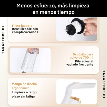 Aspiradora Inalambrica Alta Potencia 3 en 1