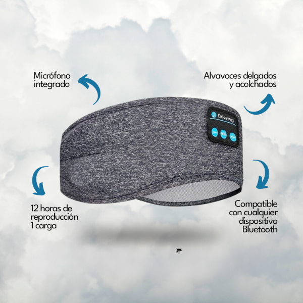 AURICULARES INALÁMBRICOS ESTILO DIADEMA PARA DORMIR