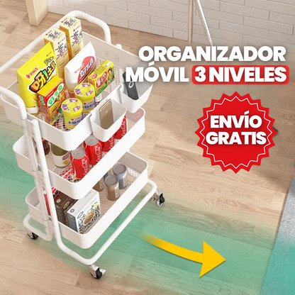 ORGANIZADOR MÓVIL 3 NIVELES