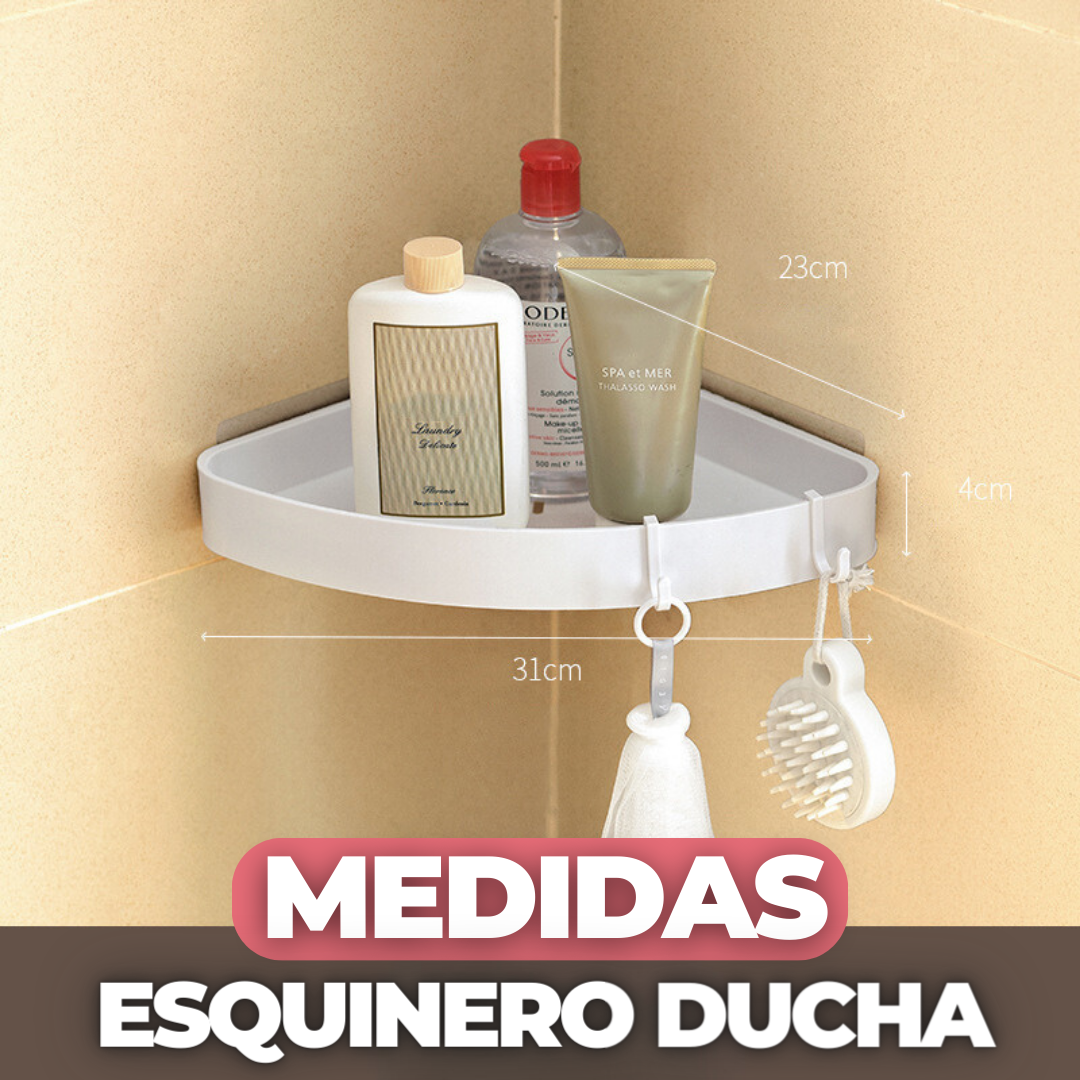 ESTANTE ESQUINERO PARA BAÑO 🛁