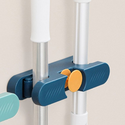 SOPORTE DE PARED PARA ESCOBAS Y TRAPEROS