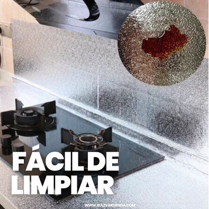 PAPEL ALUMINIO ADHESIVO DE COCINAR