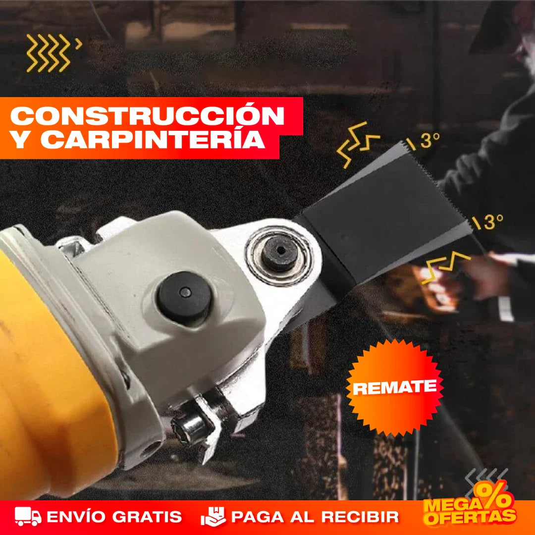 ADAPTADOR DE AMOLADORA A RANURADORA