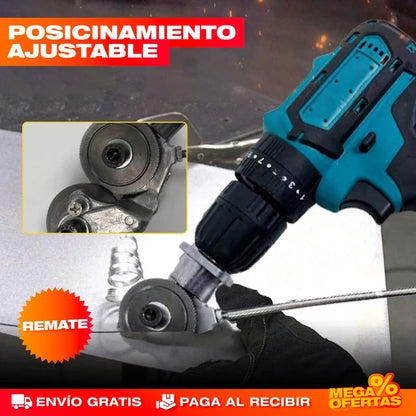ADAPTADOR DE TALADRO A CIZALLA CORTADORA DE METAL