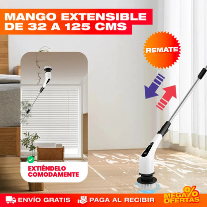 CEPILLO DE LIMPIEZA ELÉCTRICO 9 EN 1