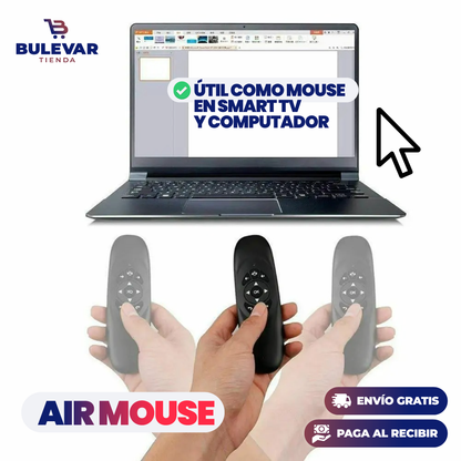 CONTROL REMOTO TECLADO Y AIR MOUSE