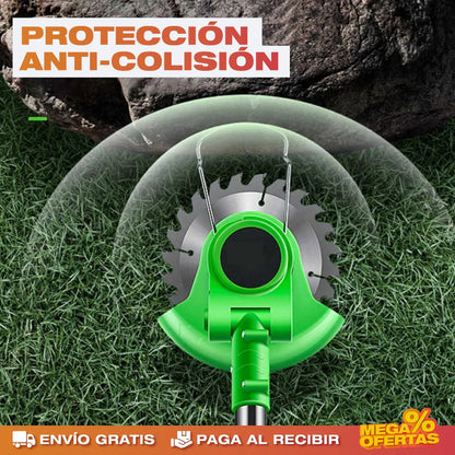 🍃 CORTADORA PODADORA DE CÉSPED RECARGABLE 🪵