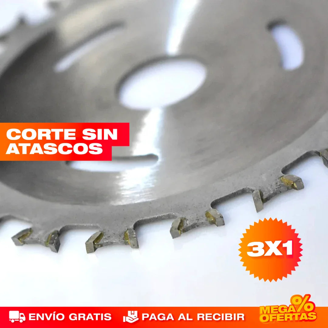 PROMO 3X1 DISCO POWER SIERRA DOBLA CARA