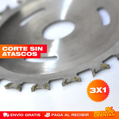 PROMO 3X1 DISCO POWER SIERRA DOBLA CARA