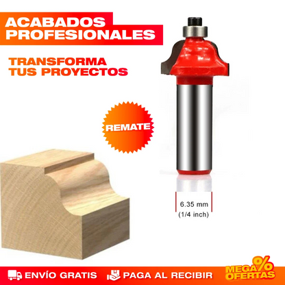 JUEGO DE BROCAS / FRESAS CORTADORAS DE MADERA 15 PIEZAS