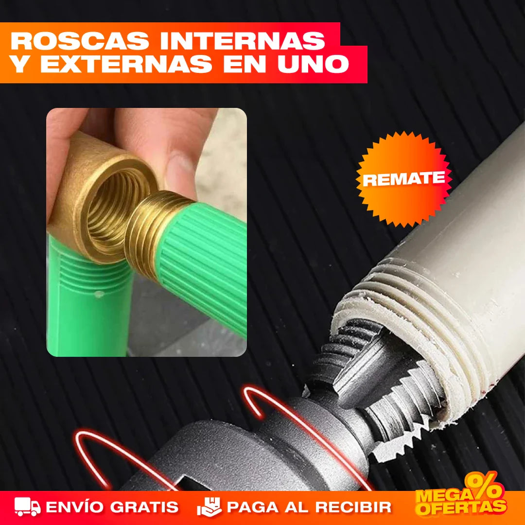 SET X2 GUÍA DE ROSCADO TUBERÍA PVC