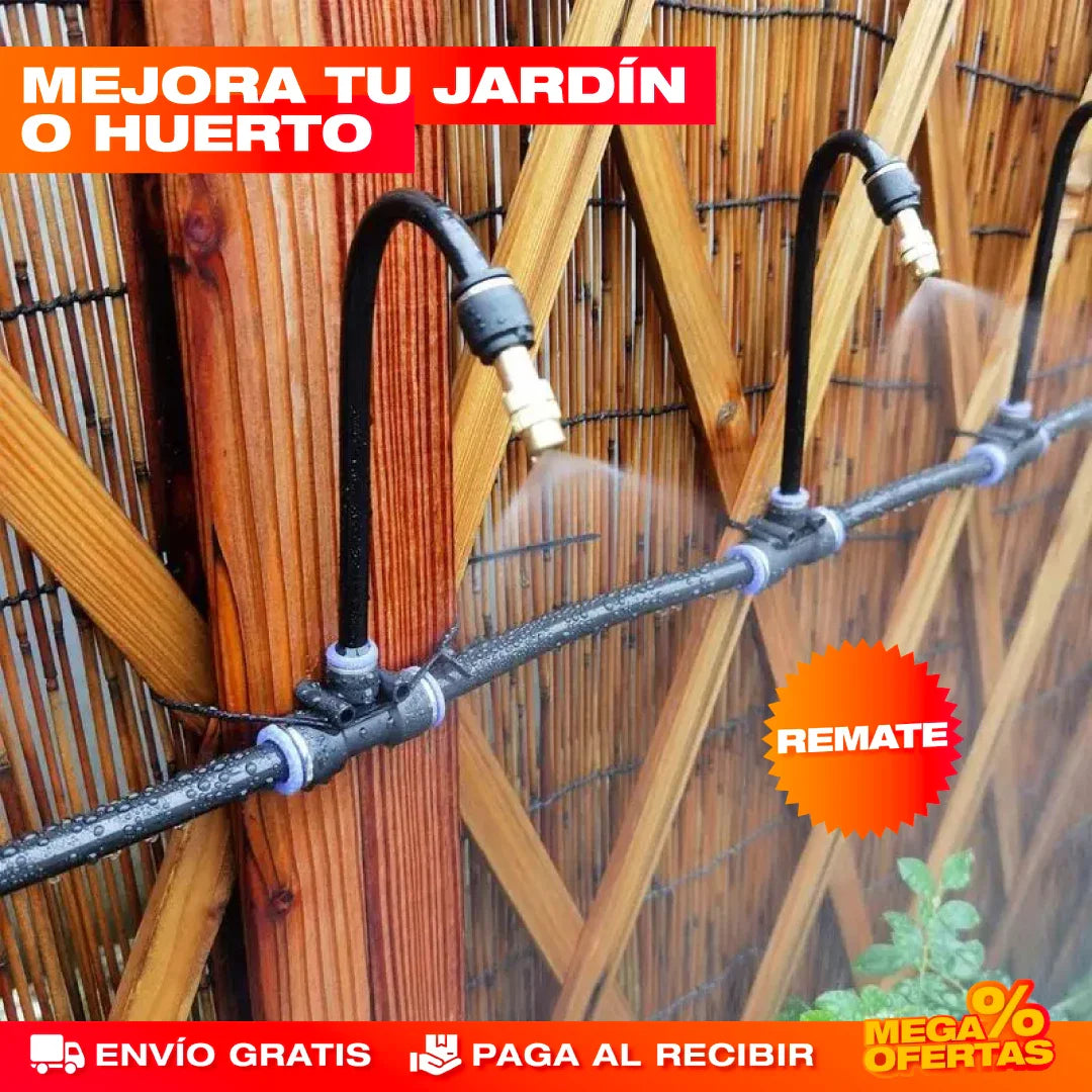 SET X5 RIEGO NEBULIZADOR PARA JARDÍN