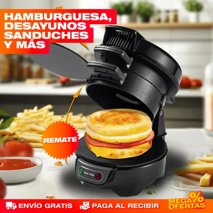 MÁQUINA PARA HAMBURGUESAS Y DESAYUNOS 3 EN 1