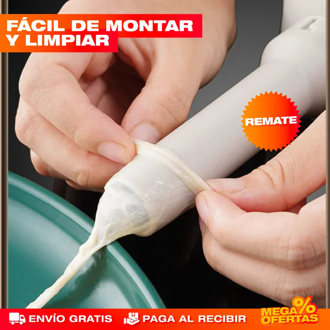 MÁQUINA EMBUTIDORA VERTICAL DE SALCHICHAS MANUAL