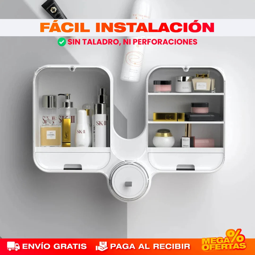 ORGANIZADOR DE COSMÉTICOS PARA EL BAÑO