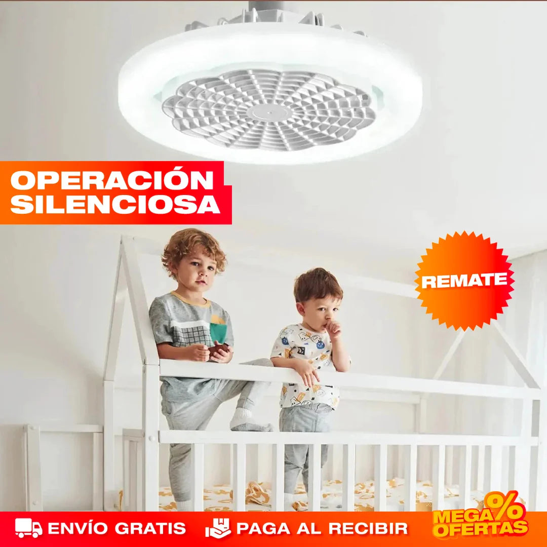 LumiFan™ - VENTILADOR Y LÁMPARA DE TECHO 2 EN 1