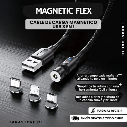 Cable de Carga Magnético 3 en 1