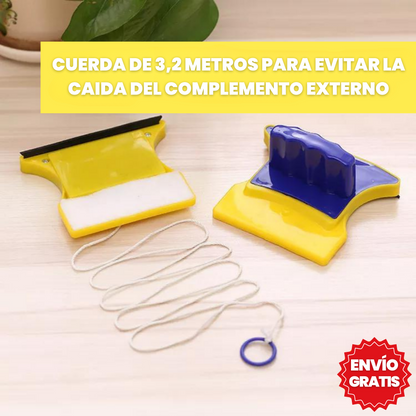 PROMO 2X1🔥 LIMPIA VIDRIOS MAGNÉTICO