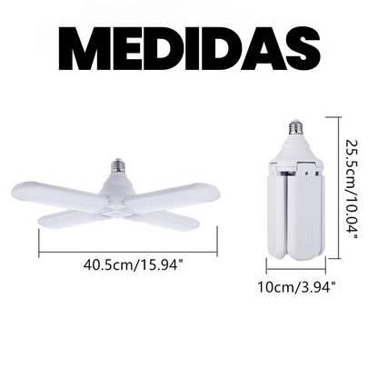 BOMBILLO LED 4 ASPAS 60W