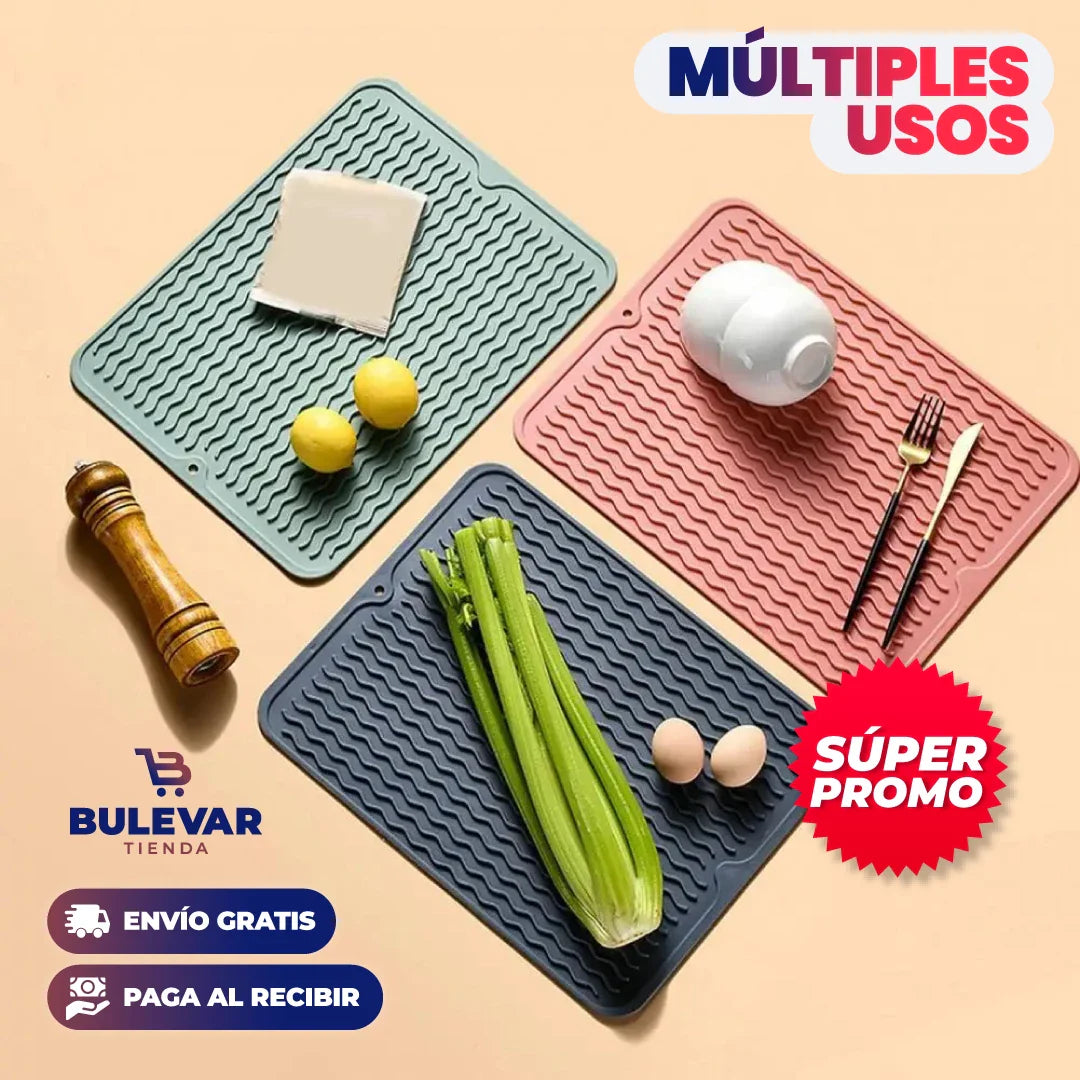 2x1 ALFOMBRILLA DE SECADO DE SILICONA