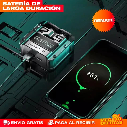 AUDIFONOS GAMING BLUETOOTH 5.3