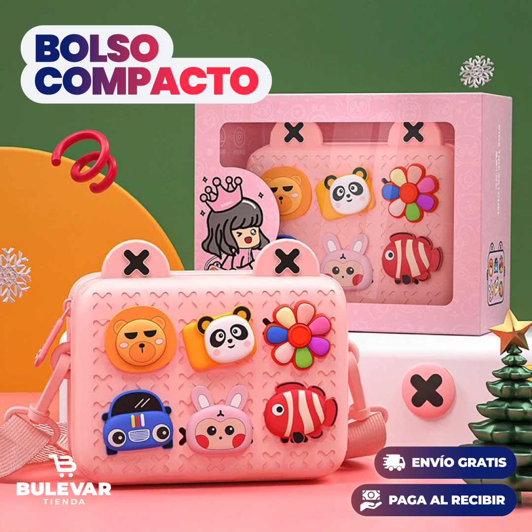 BOLSO DE HOMBRO 3D PARA NIÑAS