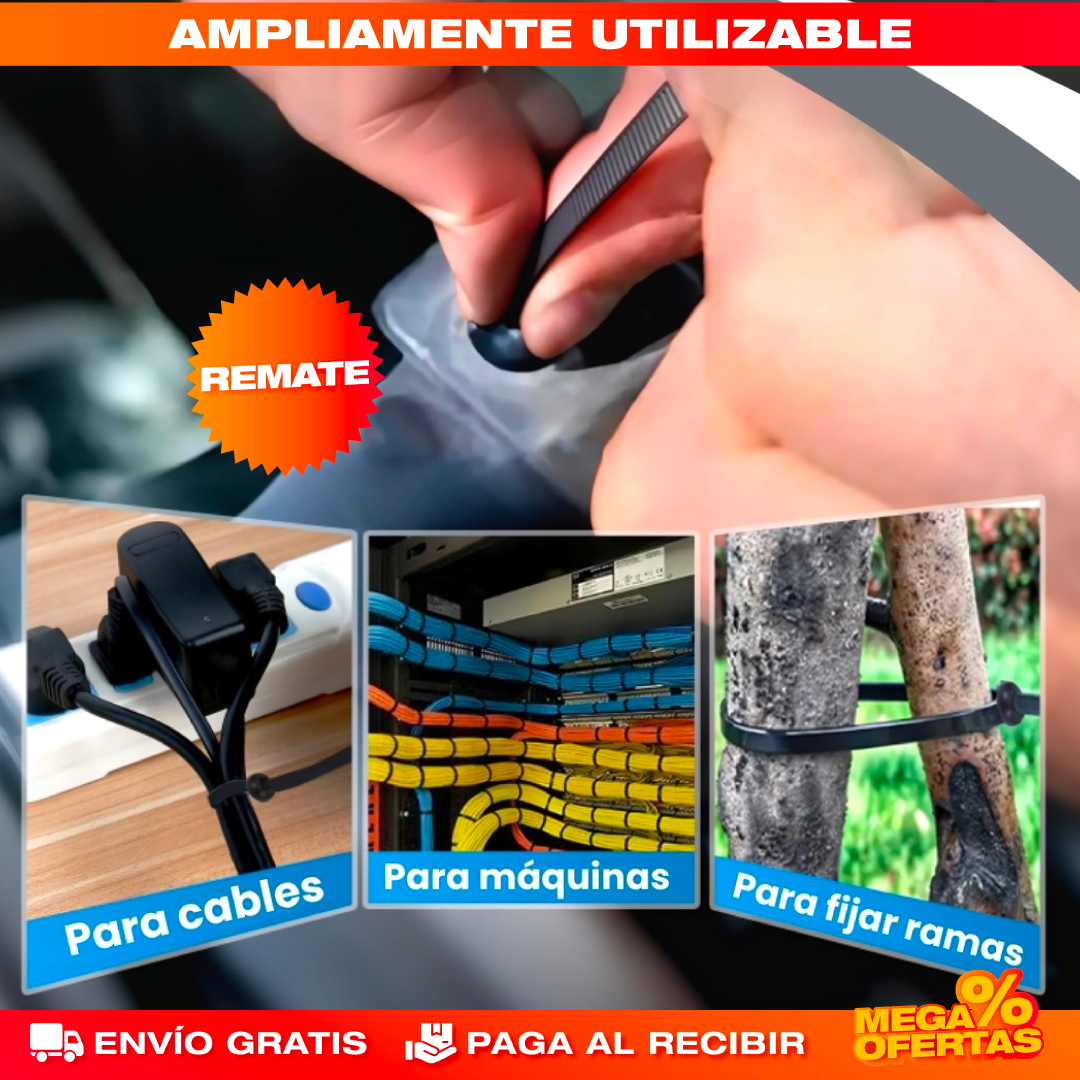 ZUNCHOS DE SUJECIÓN - PROMO PAGA 50 LLEVA 100